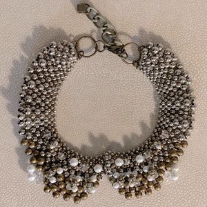 Anthropologie beaded collar necklace
